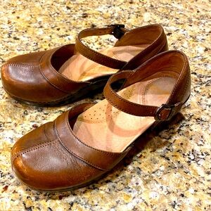 Dansko stitch styled Mary Jane clogs